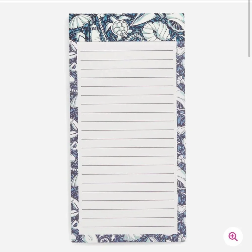 Vera Bradley Magnetic To Do List Shore Enough NWT